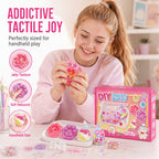 Kit de juguete squishy de hielo frito DIY – Diseño de garra de gato, diversión squishy y creativa – Perfecto para juego 