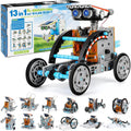 Kit de robot solar STEM para niños – juguete de construcción DIY 12 en 1 y 13 en 1