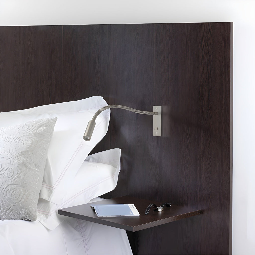 Lámpara de pared flexible - Luz de lectura minimalista para dormitorio y rincón de lectura