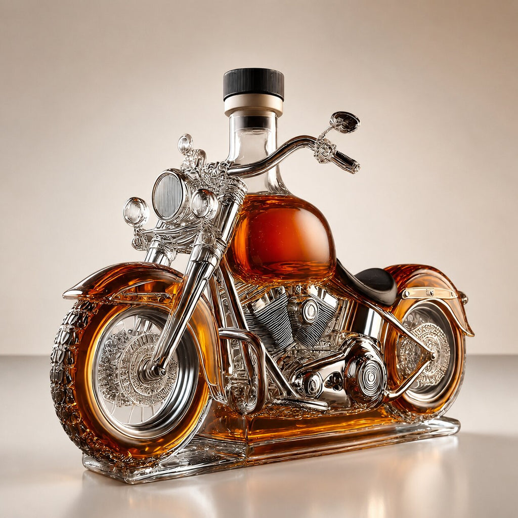 Licorera de whisky con forma de moto | DrehFass