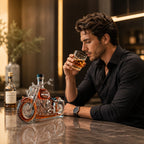 Licorera de whisky con forma de moto | DrehFass