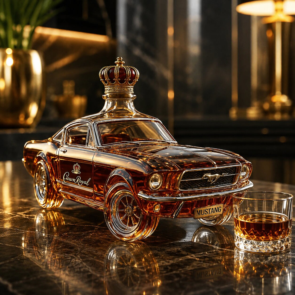 Licorera de whisky con forma de Mustang | Stallion Decanter