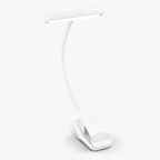 Luz de lectura con pinza | Recargable por USB y cuello flexible