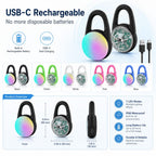 Luz LED de seguridad recargable con clip para perros en paseos nocturnos