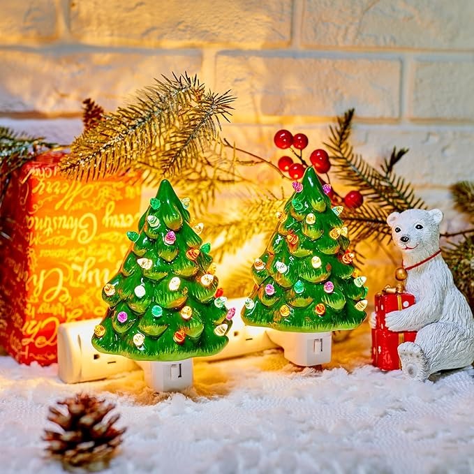 Luz nocturna árbol de Navidad