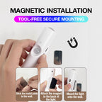Luz nocturna LED inteligente con sensor de movimiento, lámpara de pared RGB regulable con cambio de color, luz ambiental