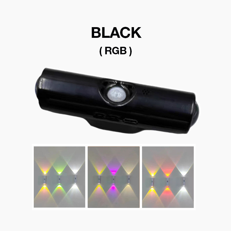 Luz nocturna LED inteligente con sensor de movimiento, lámpara de pared RGB regulable con cambio de color, luz ambiental