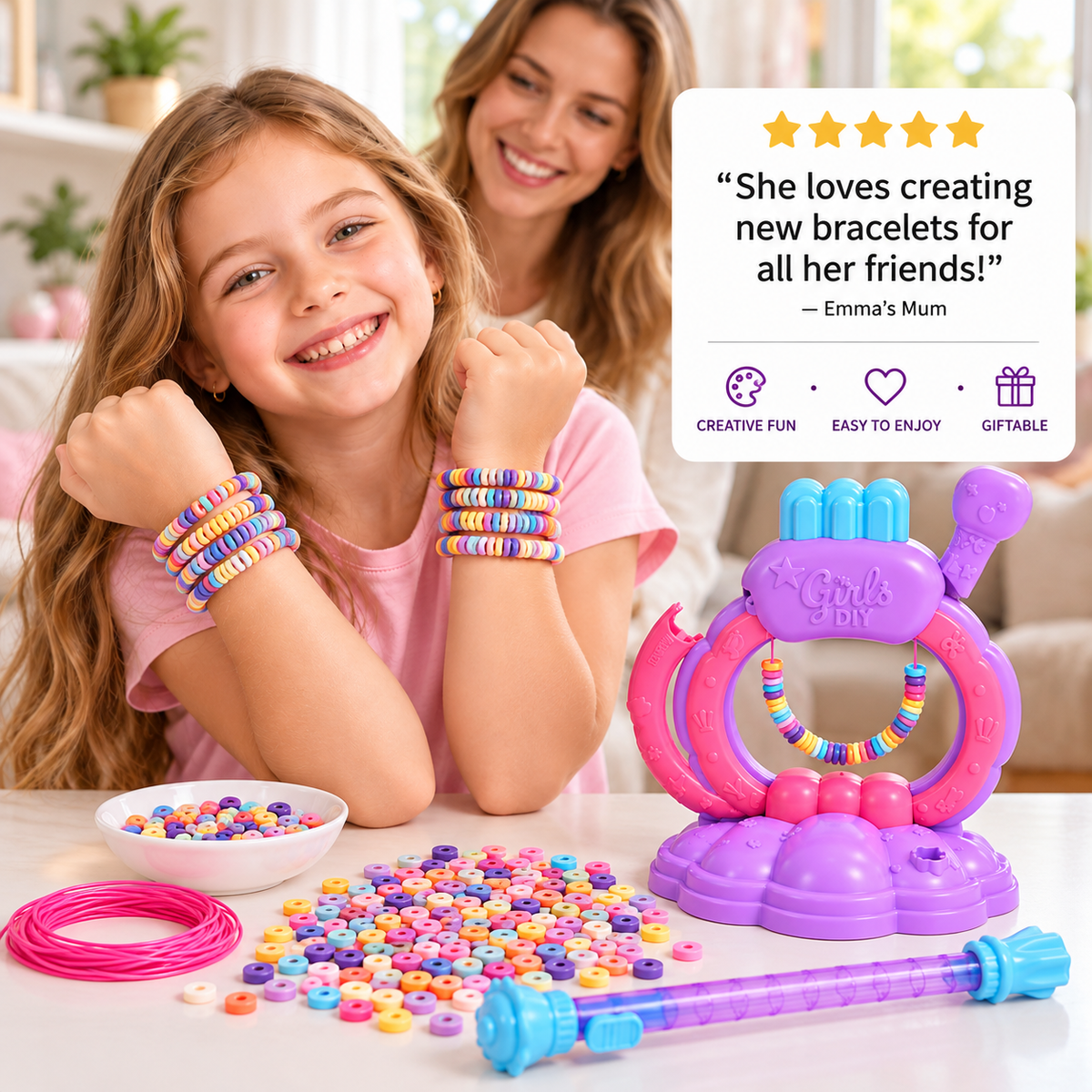 Máquina para hacer pulseras