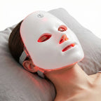 Mascarilla facial LED inalámbrica ajustable con 7 colores de luz