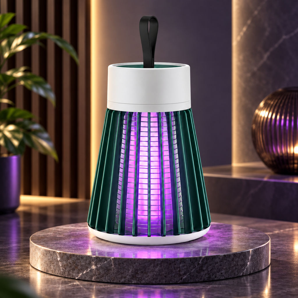 Matamoscas eléctrico interior USB portátil