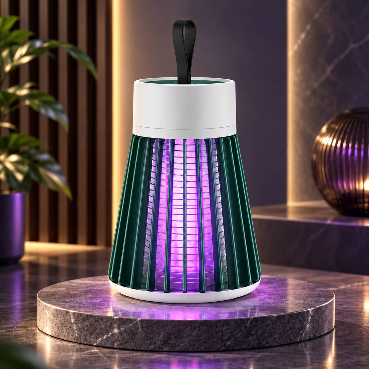 Matamoscas eléctrico interior USB portátil