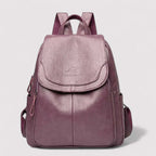 Mochila antirrobo de piel para mujer para viajes y uso diario