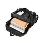 Mochila de piel para portátil, piel premium, compatible con portátil de 15", tirantes acolchados