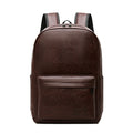 Mochila de piel para portátil, piel premium, compatible con portátil de 15", tirantes acolchados