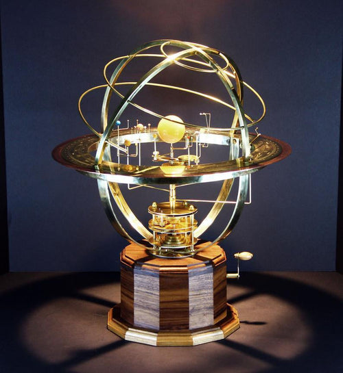 Gran modelo orrery del sistema solar – Representación planetaria detallada