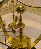 Gran modelo orrery del sistema solar – Representación planetaria detallada