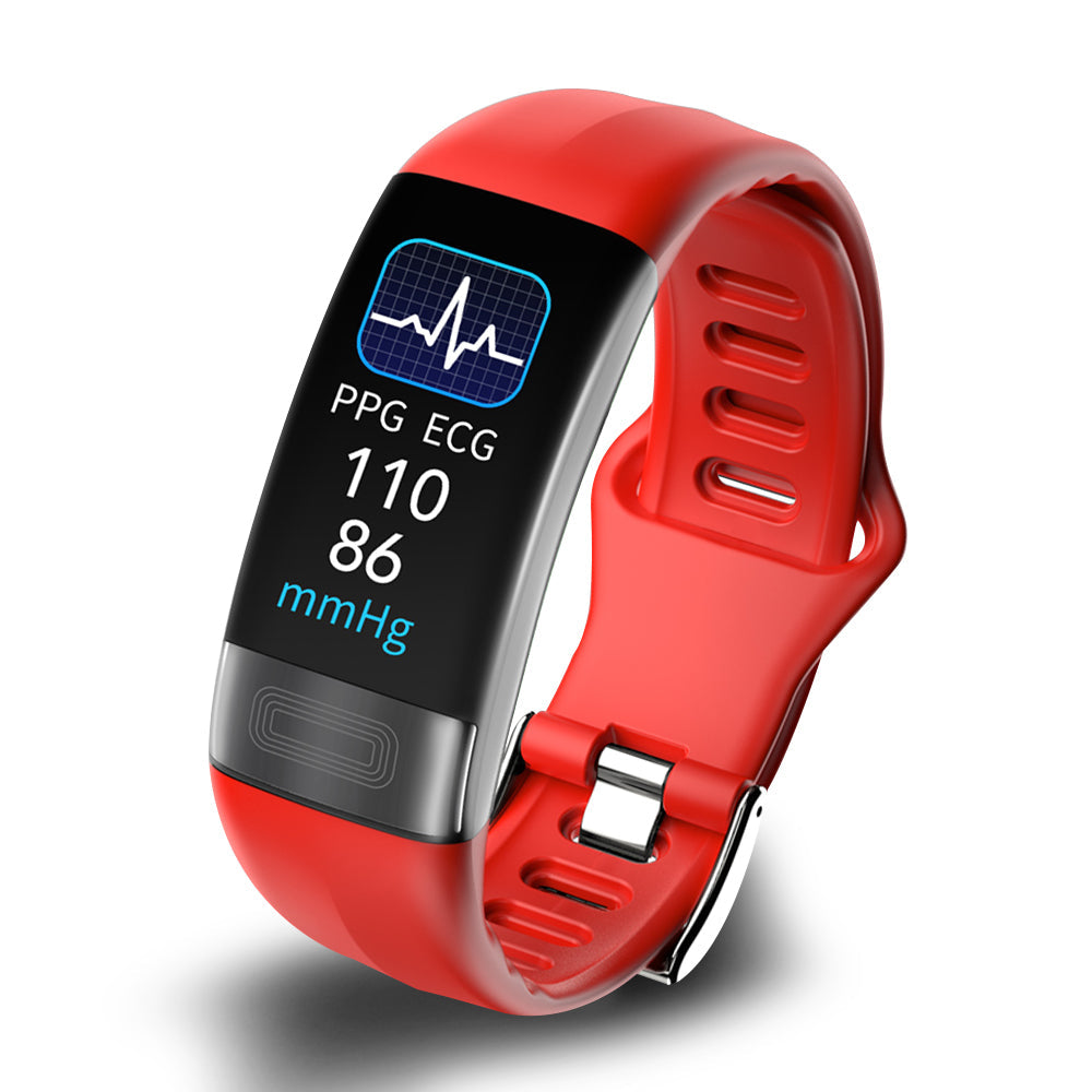 Monitor de presión arterial de muñeca con aprobación FDA, EKG, frecuencia cardíaca, SpO2 y seguimiento del sueño