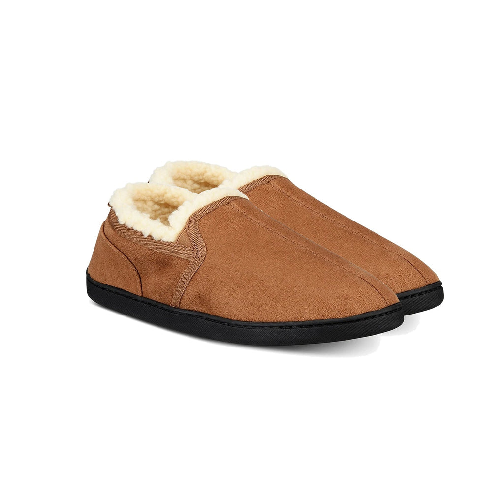 Oferta especial: zapatillas de estar por casa con forro polar para hombre – Cálidas y cómodas para interior