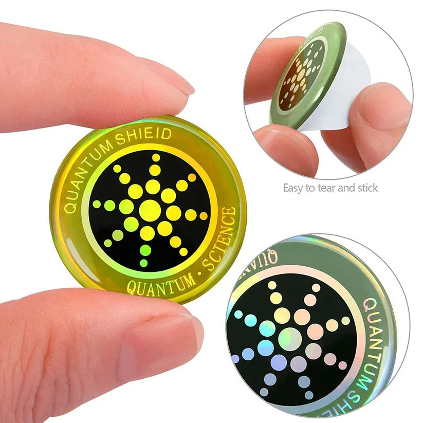 Pack de 6 EMF Protection Stickers para dispositivos móviles y portátiles