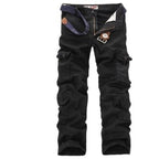 Pantalones cargo de exterior para hombre con múltiples bolsillos – construcción resistente