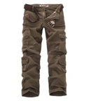Pantalones cargo de exterior para hombre con múltiples bolsillos – construcción resistente