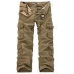 Pantalones cargo de exterior para hombre con múltiples bolsillos – construcción resistente