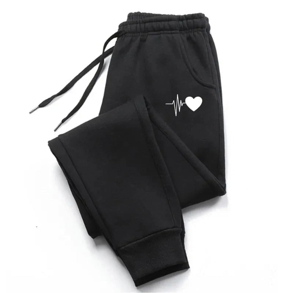 Pantalones de chándal de fitness para mujer con cintura ajustable con cordón y bolsillos laterales