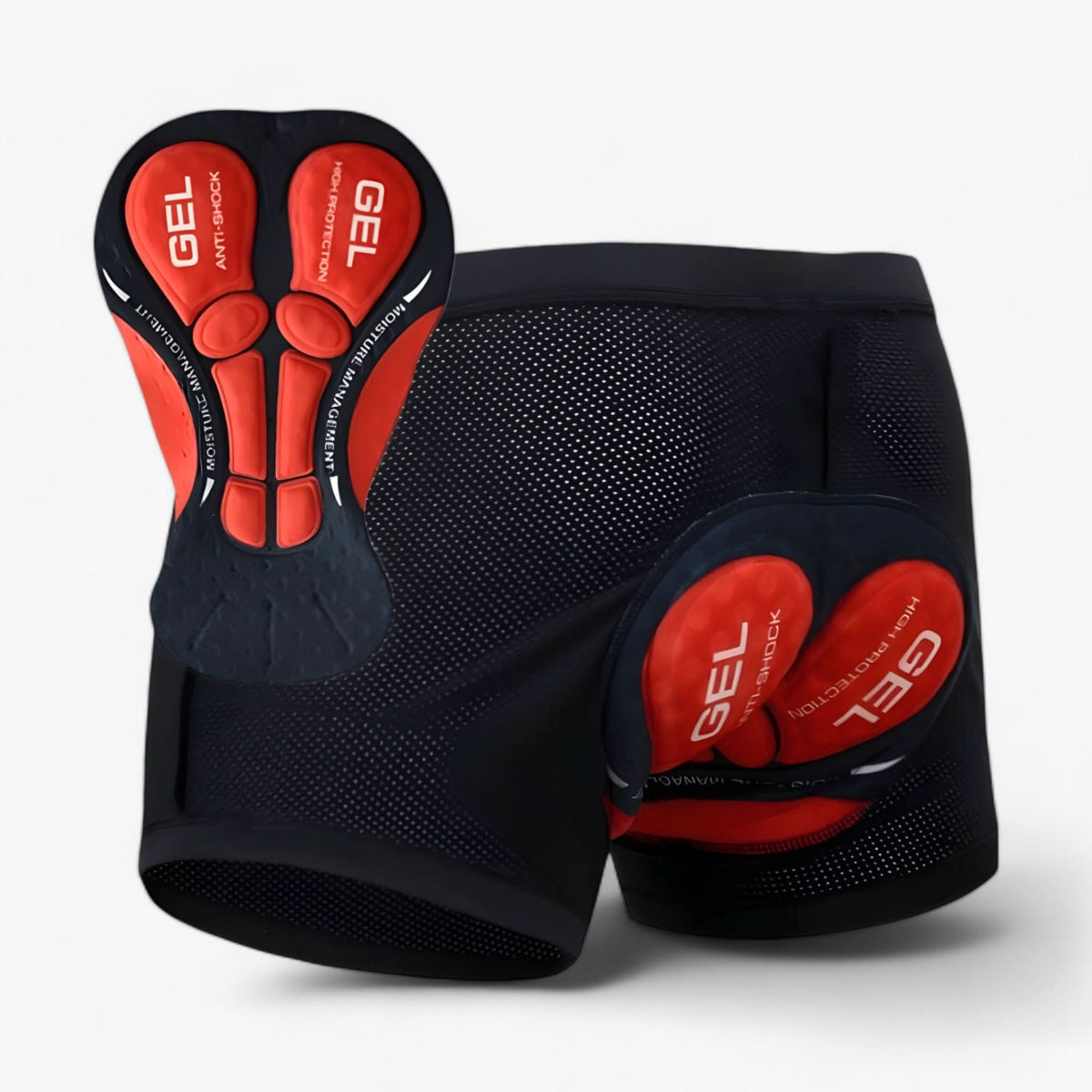 Pantalones cortos acolchados de moto con gel 5D – Comodidad transpirable