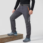 Pantalones de senderismo para hombre con forro polar y resistencia al agua