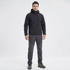 Pantalones de senderismo para hombre con forro polar y resistencia al agua
