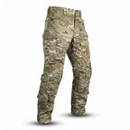 Pantalones tácticos de combate para hombre con rodillas reforzadas y camuflaje