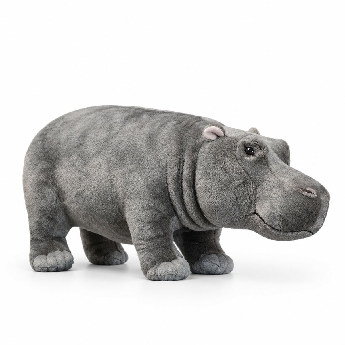 Peluche de hipopótamo realista - Animal de peluche suave y realista, 3+ años