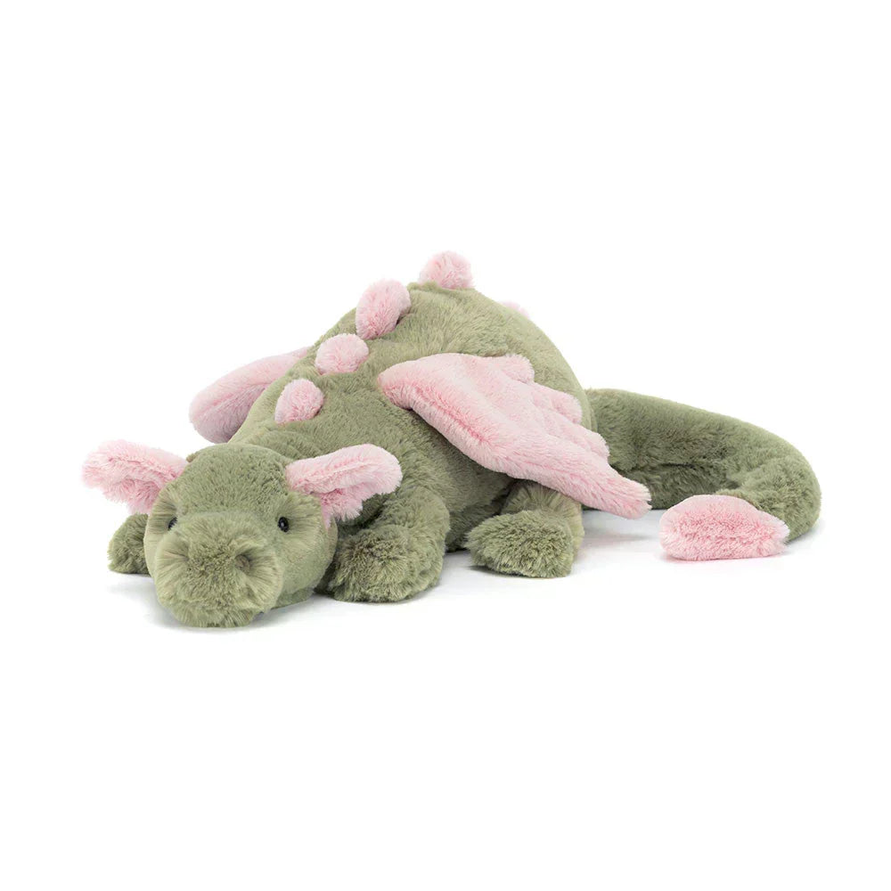 Peluche dragón | Ultra suave para abrazar y detalles bordados