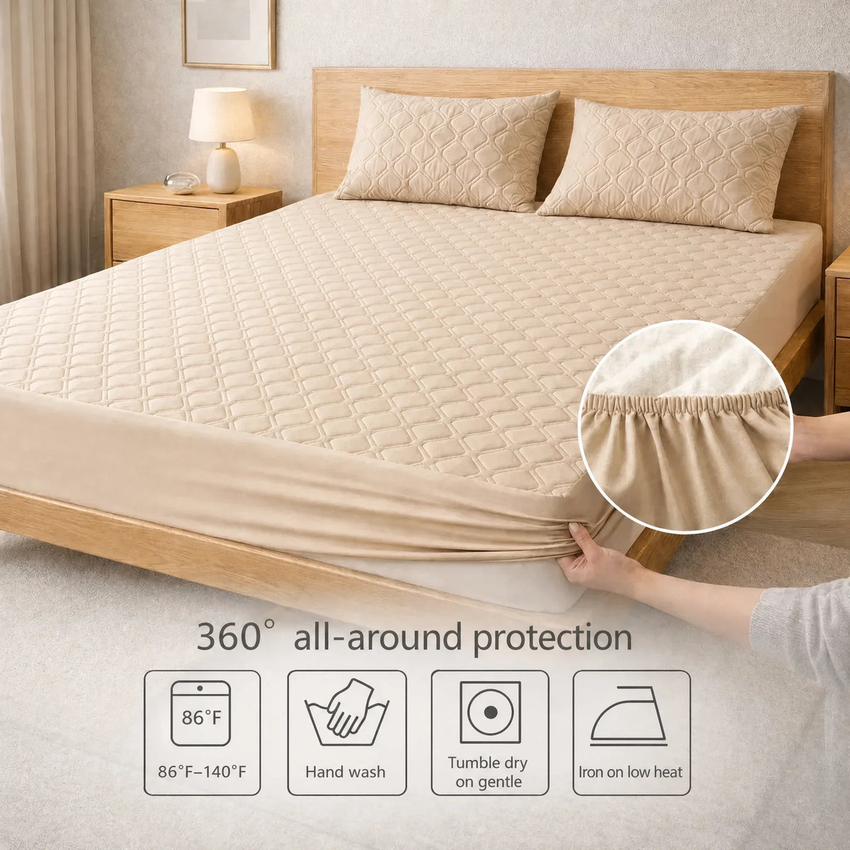 Protector de colchón impermeable SchlafLux