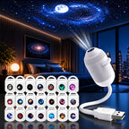 Proyector de cielo estrellado con motivos intercambiables | Sternschleier