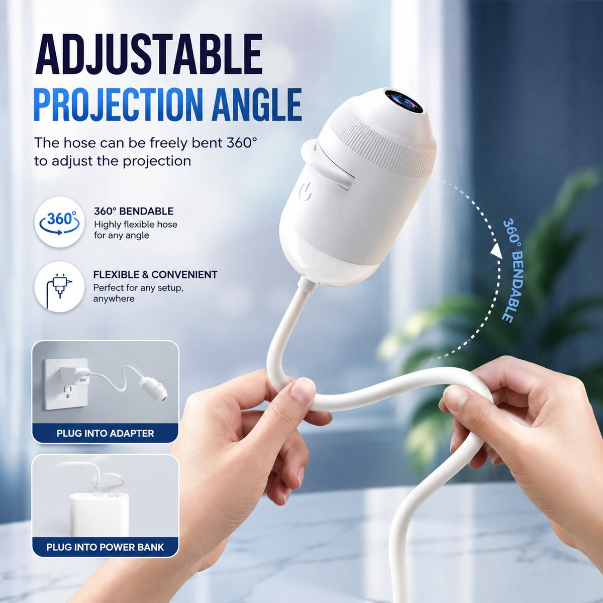 Proyector de cielo estrellado con motivos intercambiables | Sternschleier