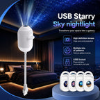 Proyector de cielo estrellado con motivos intercambiables | Sternschleier