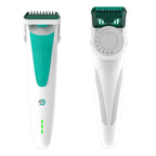 Recortadora eléctrica unisex TanoShave para cara y cuerpo, uso en seco y húmedo, con doble cuchilla y 13 ajustes de long