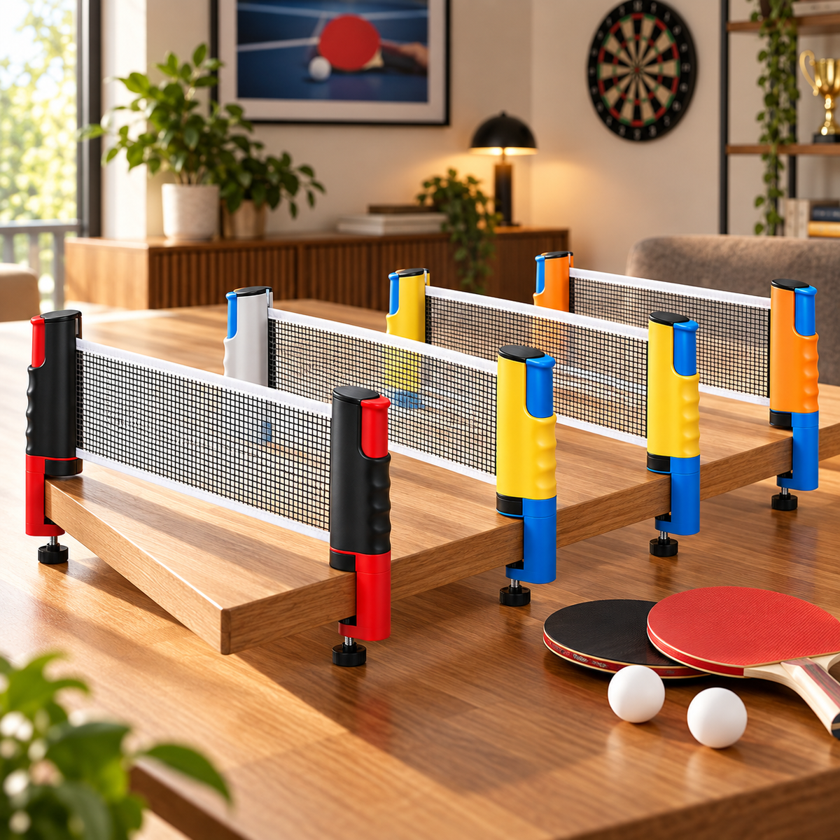 Red portátil de tenis de mesa universal ajustable
