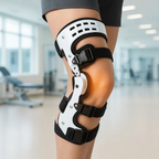 Rodillera de descarga con estabilización ajustable, izquierda o derecha, talla única – ArthroGuard