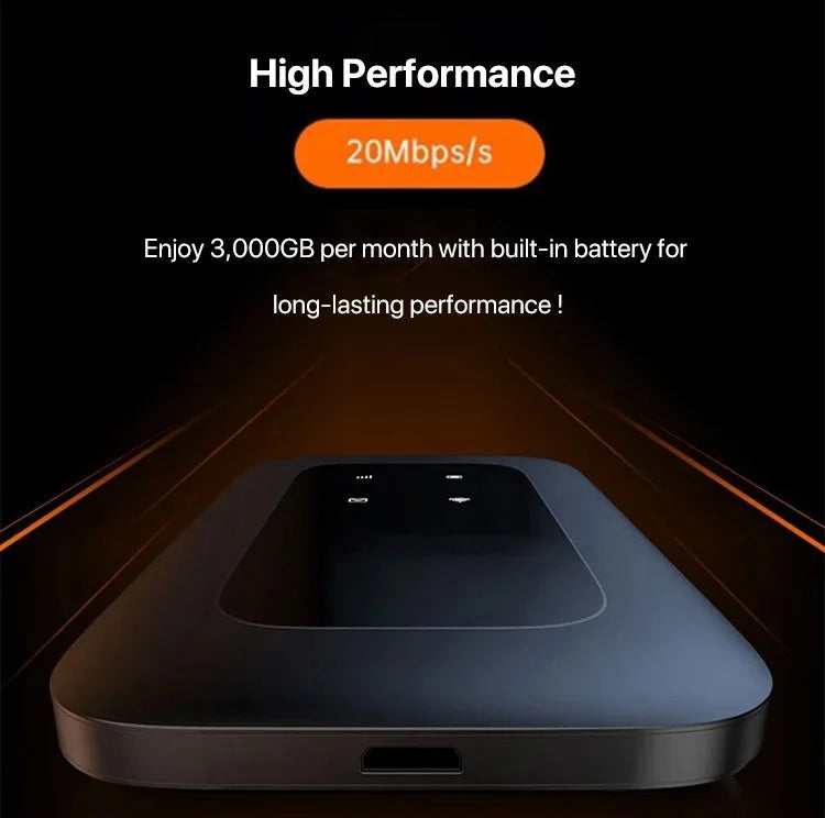 Router Hotspot Portátil 5G – WiFi Portátil para Viajes, Casa y Uso Remoto