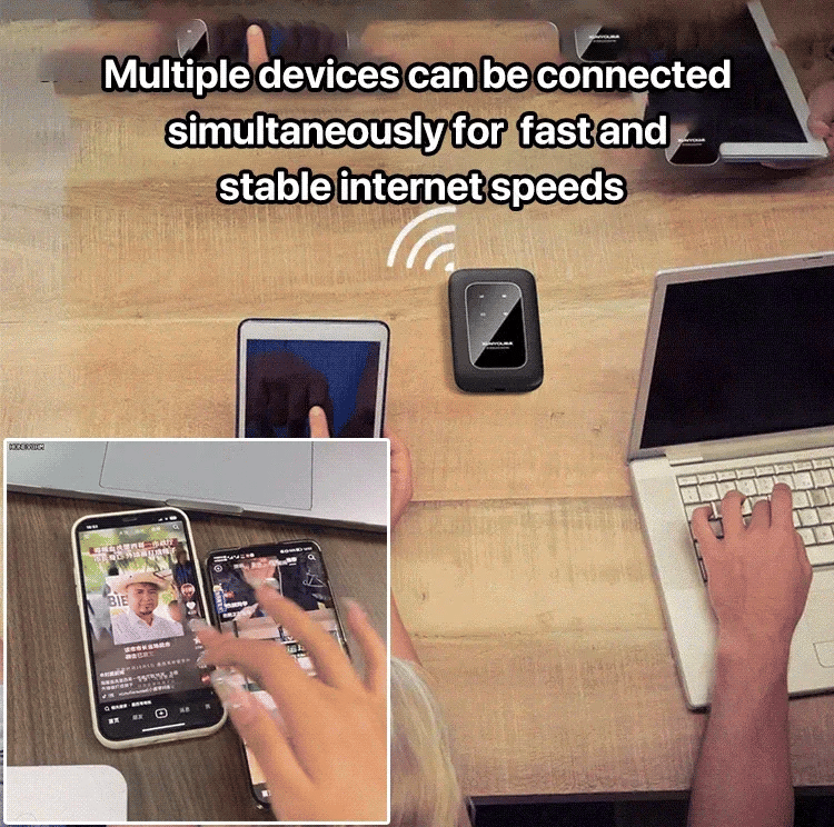 Router Hotspot Portátil 5G – WiFi Portátil para Viajes, Casa y Uso Remoto