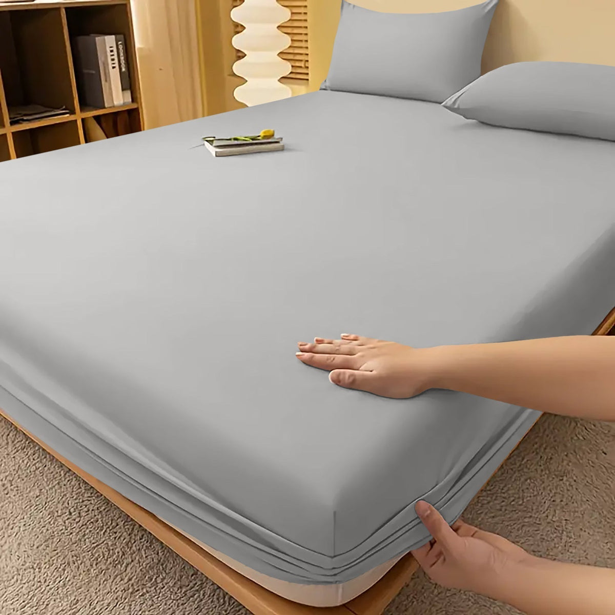 Sábana bajera ajustable de lujo – Comodidad sin esfuerzo para todas las estaciones