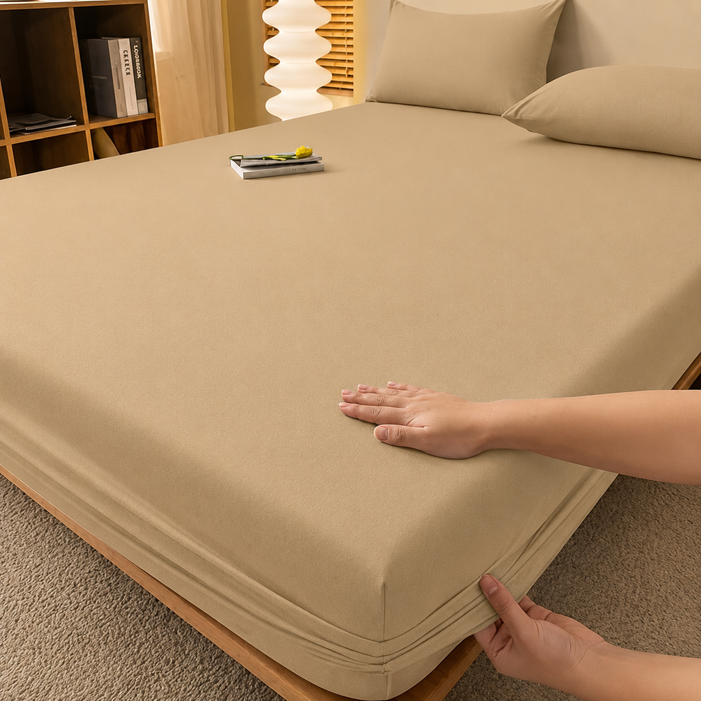 Sábana bajera ajustable de lujo – Comodidad sin esfuerzo para todas las estaciones