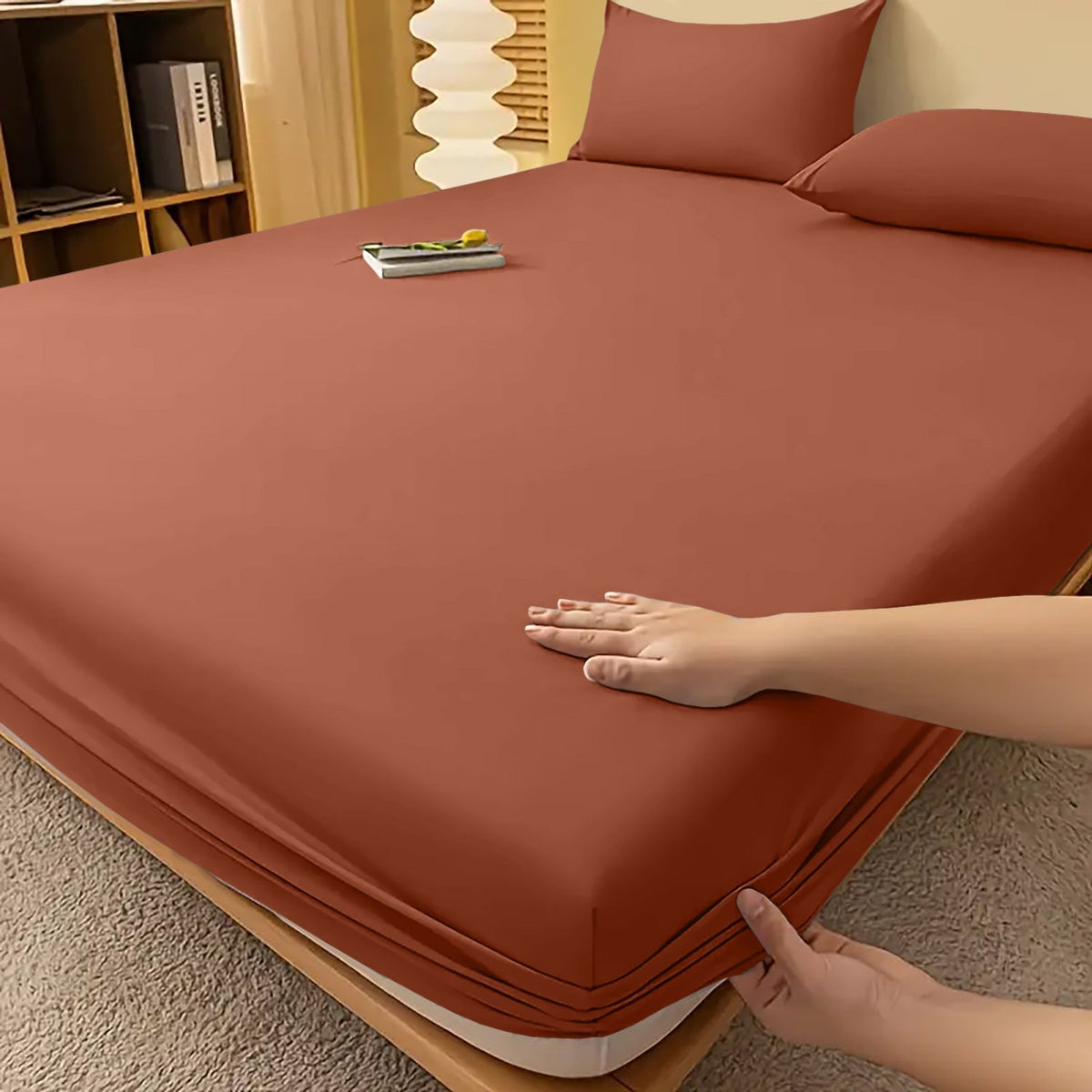 Sábana bajera ajustable de lujo – Comodidad sin esfuerzo para todas las estaciones