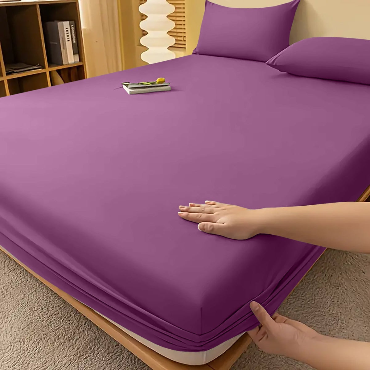Sábana bajera ajustable de lujo – Comodidad sin esfuerzo para todas las estaciones