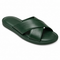 Sandalias de hombre verdes con tiras cruzadas