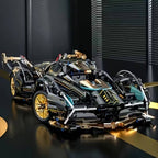 Set de Bloques de Construcción de Coche Modelo V12 de 1.690 Piezas con Dirección y Suspensión Funcionales