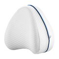 Set de 2 fundas lavables para almohada de contorno con cremallera en blanco