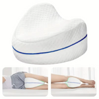 Set de 2 fundas lavables para almohada de contorno con cremallera en blanco